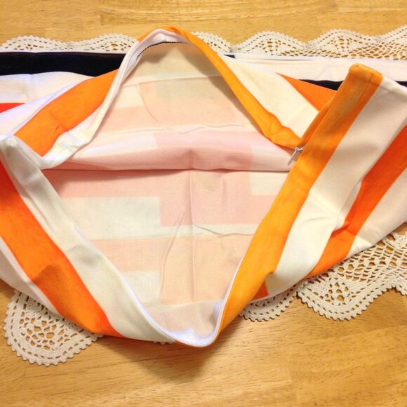 Striped pillow cover, small, new item. bold stripes - Picture 4 of 4